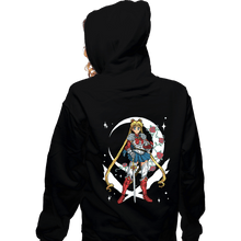 Load image into Gallery viewer, Daily_Deal_Shirts Zippered Hoodies, Unisex / Small / Black Full Armor Moon
