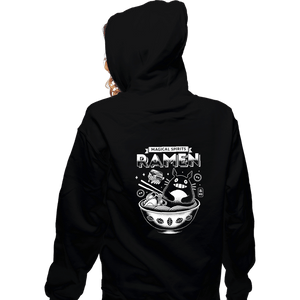 Shirts Zippered Hoodies, Unisex / Small / Black Magical Spirits Ramen