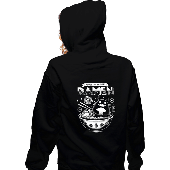 Shirts Zippered Hoodies, Unisex / Small / Black Magical Spirits Ramen