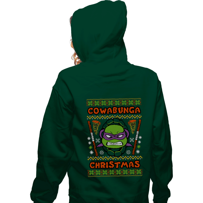 Shirts Zippered Hoodies, Unisex / Small / Irish Green Donatello Christmas