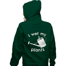 Load image into Gallery viewer, Shirts Zippered Hoodies, Unisex / Small / Irish Green I Wet My Plants
