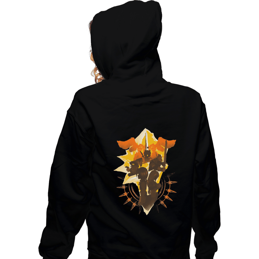 Shirts Zippered Hoodies, Unisex / Small / Black Melodies Of IX