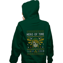 Load image into Gallery viewer, Shirts Zippered Hoodies, Unisex / Small / Irish Green A Legendary Christmas
