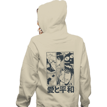 Load image into Gallery viewer, Secret_Shirts Zippered Hoodies, Unisex / Small / White Trigun Gunsmoke
