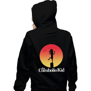 Shirts Pullover Hoodies, Unisex / Small / Black The Cornholio Kid