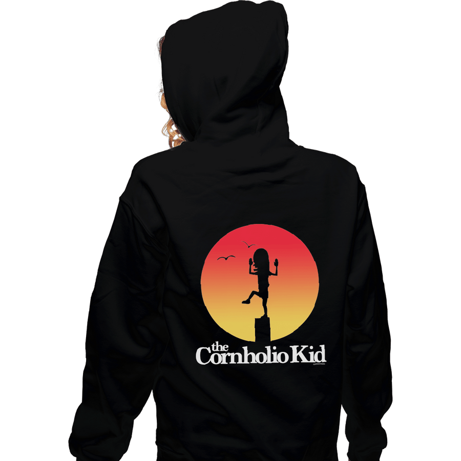Shirts Pullover Hoodies, Unisex / Small / Black The Cornholio Kid