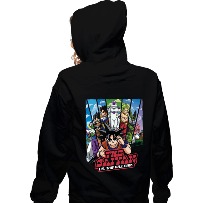 Secret_Shirts Zippered Hoodies, Unisex / Small / Black The Saiyan V The Villains