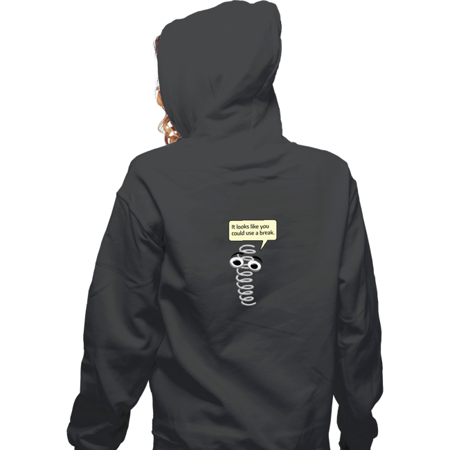 Secret_Shirts Zippered Hoodies, Unisex / Small / Dark Heather Clippy