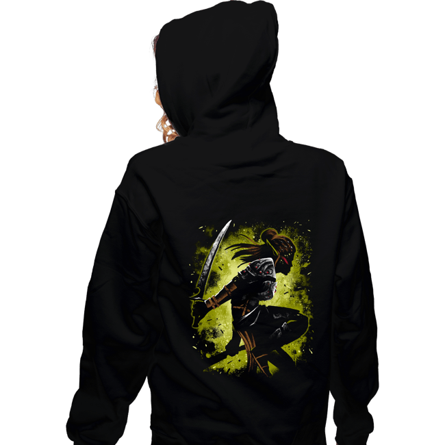 Daily_Deal_Shirts Zippered Hoodies, Unisex / Small / Black The Githyanki Warrior