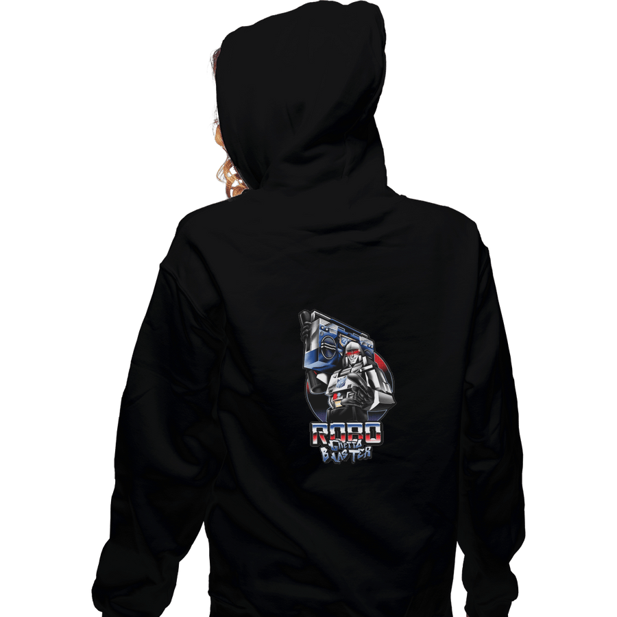 Shirts Pullover Hoodies, Unisex / Small / Black Robo Ghetto Blaster
