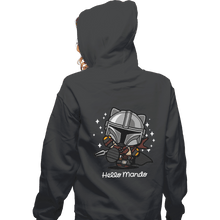 Load image into Gallery viewer, Shirts Pullover Hoodies, Unisex / Small / Charcoal Hello Mando
