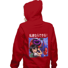 Load image into Gallery viewer, Shirts Zippered Hoodies, Unisex / Small / Red Peni Can Do Whatever A Spider Can
