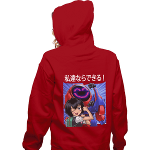 Shirts Zippered Hoodies, Unisex / Small / Red Peni Can Do Whatever A Spider Can