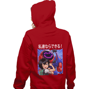 Shirts Zippered Hoodies, Unisex / Small / Red Peni Can Do Whatever A Spider Can