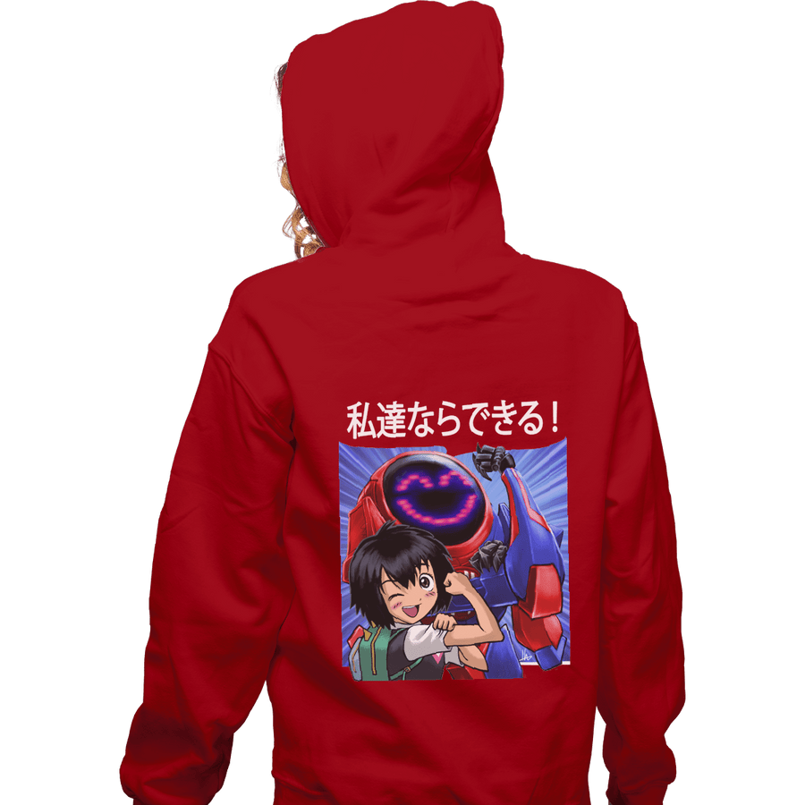 Shirts Zippered Hoodies, Unisex / Small / Red Peni Can Do Whatever A Spider Can