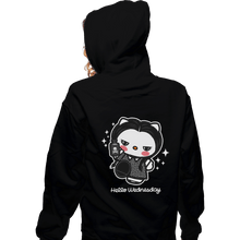 Load image into Gallery viewer, Shirts Pullover Hoodies, Unisex / Small / Black Hello Wednesday
