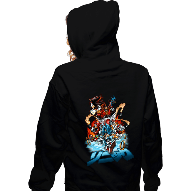 Daily_Deal_Shirts Zippered Hoodies, Unisex / Small / Black Universe Speed
