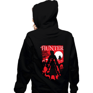 Secret_Shirts Zippered Hoodies, Unisex / Small / Black Good  Hunter