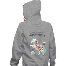 Load image into Gallery viewer, Shirts Zippered Hoodies, Unisex / Small / Sports Grey Anatomy Of A Unicorn
