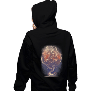Shirts Zippered Hoodies, Unisex / Small / Black Starry Lost King