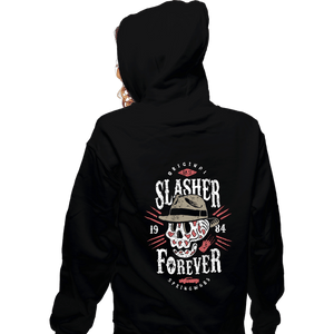 Shirts Zippered Hoodies, Unisex / Small / Black Slasher Forever