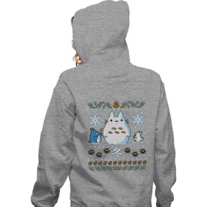 Daily_Deal_Shirts Zippered Hoodies, Unisex / Small / Sports Grey Snowtoro