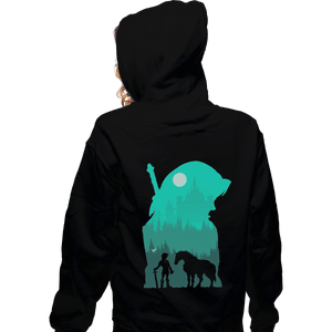 Shirts Pullover Hoodies, Unisex / Small / Black Hylian Silhouette
