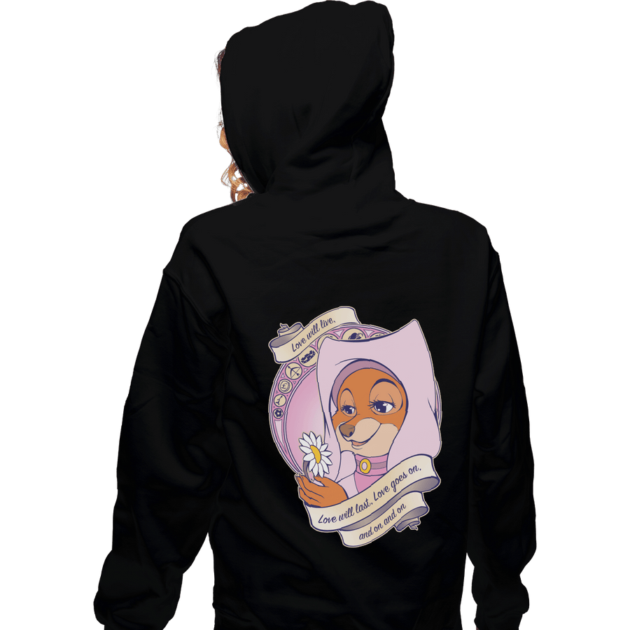 Shirts Zippered Hoodies, Unisex / Small / Black Love Will Last