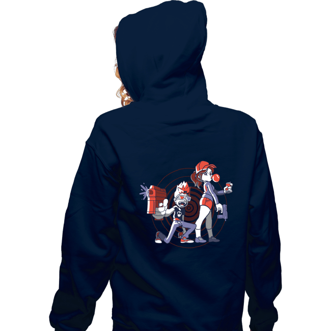 Secret_Shirts Zippered Hoodies, Unisex / Small / Navy Zombies Ate My