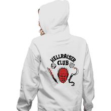 Load image into Gallery viewer, Daily_Deal_Shirts Zippered Hoodies, Unisex / Small / White Hellraiser Club
