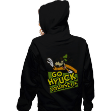 Load image into Gallery viewer, Secret_Shirts Zippered Hoodies, Unisex / Small / Black Go Hyuck Yourself Sale
