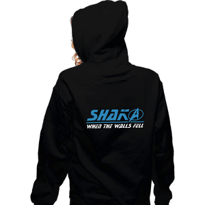 Daily_Deal_Shirts Zippered Hoodies, Unisex / Small / Black Shaka Trek