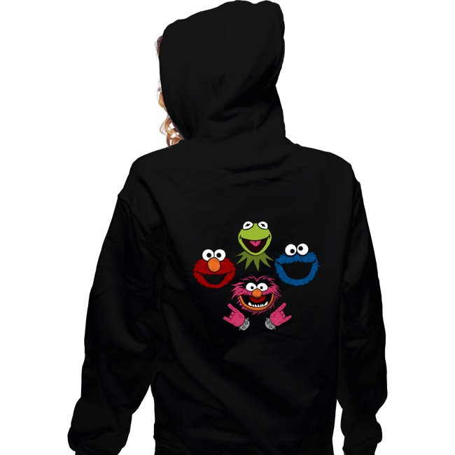 Secret_Shirts Zippered Hoodies, Unisex / Small / Black Muppets Queen