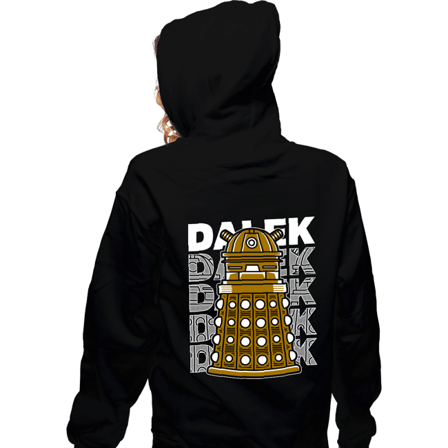 Shirts Zippered Hoodies, Unisex / Small / Black Dalek