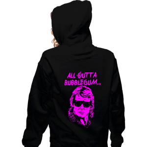 Shirts Zippered Hoodies, Unisex / Small / Black All Outta Bubblegum