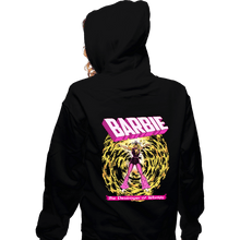 Load image into Gallery viewer, Secret_Shirts Zippered Hoodies, Unisex / Small / Black Dark Barbie
