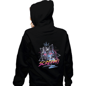 Shirts Zippered Hoodies, Unisex / Small / Black Scream!