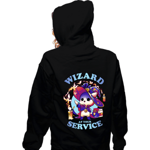 Daily_Deal_Shirts Zippered Hoodies, Unisex / Small / Black Wizard's Call