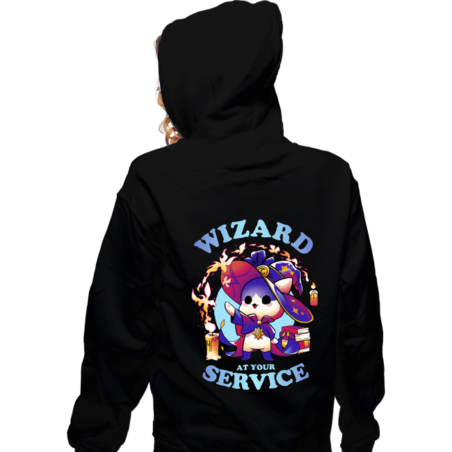 Daily_Deal_Shirts Zippered Hoodies, Unisex / Small / Black Wizard's Call