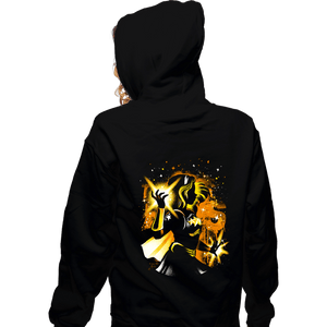 Daily_Deal_Shirts Zippered Hoodies, Unisex / Small / Black The Stellar Girl