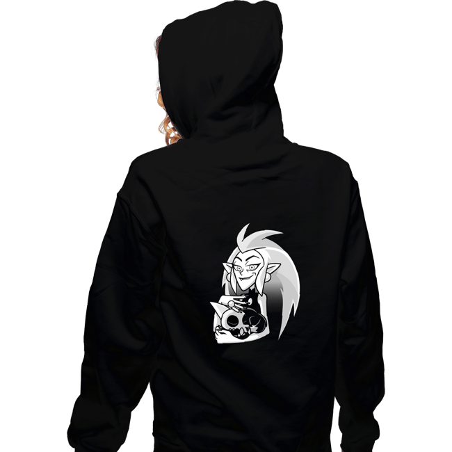 Daily_Deal_Shirts Zippered Hoodies, Unisex / Small / Black The Owl Mother