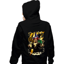 Load image into Gallery viewer, Daily_Deal_Shirts Zippered Hoodies, Unisex / Small / Black Pumped Thunder
