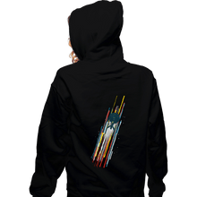 Load image into Gallery viewer, Daily_Deal_Shirts Zippered Hoodies, Unisex / Small / Black At Warp Speed
