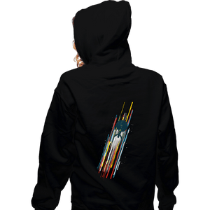 Daily_Deal_Shirts Zippered Hoodies, Unisex / Small / Black At Warp Speed