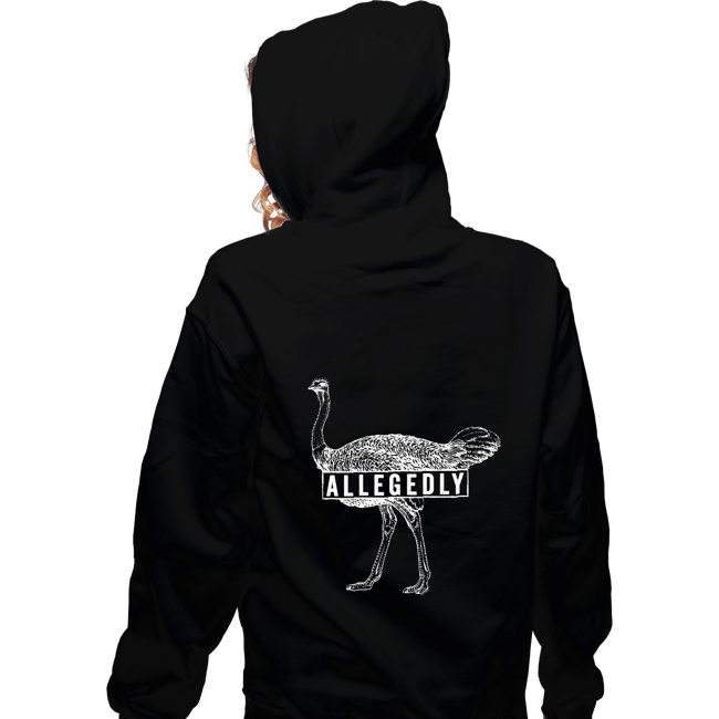 Secret_Shirts Zippered Hoodies, Unisex / Small / Black Ostrich