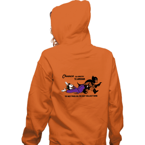 Secret_Shirts Zippered Hoodies, Unisex / Small / Red Go  Directly To Arkham
