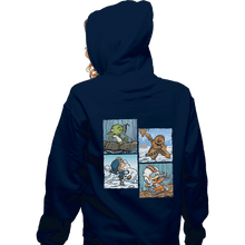 Load image into Gallery viewer, Shirts Zippered Hoodies, Unisex / Small / Navy Playful Rebels
