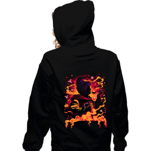 Daily_Deal_Shirts Zippered Hoodies, Unisex / Small / Black Devouring Witch