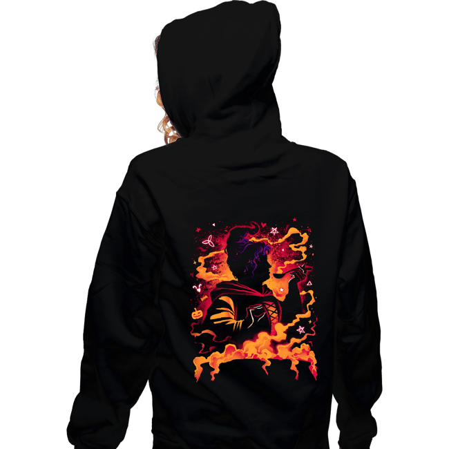 Daily_Deal_Shirts Zippered Hoodies, Unisex / Small / Black Devouring Witch