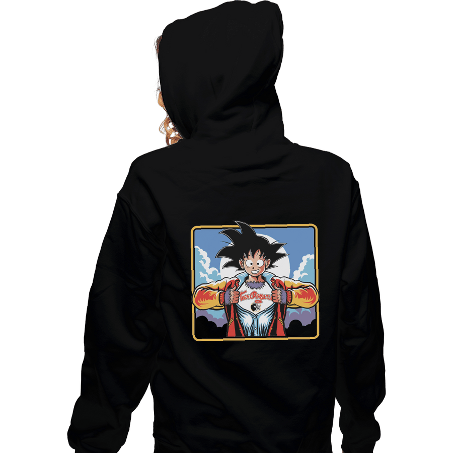 Shirts Zippered Hoodies, Unisex / Small / Black Teen Oozaru